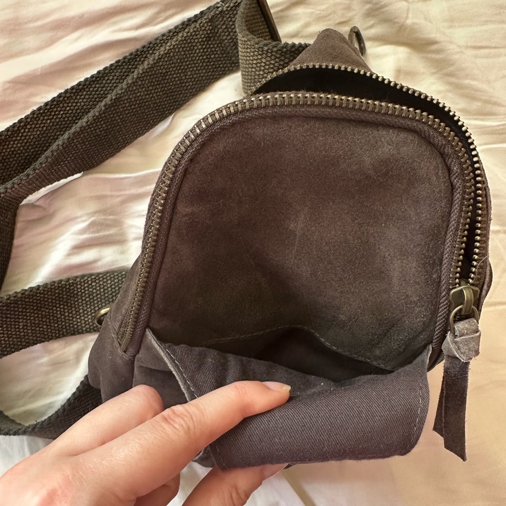 Free People - Chocolate Hudson Sling Bag - Picture 3 of 8